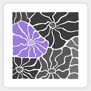 Flowers #01 - Grey Sticker